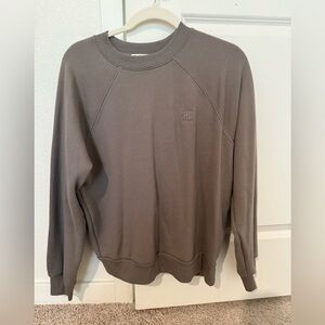 Eterne terry shrunken crewneck